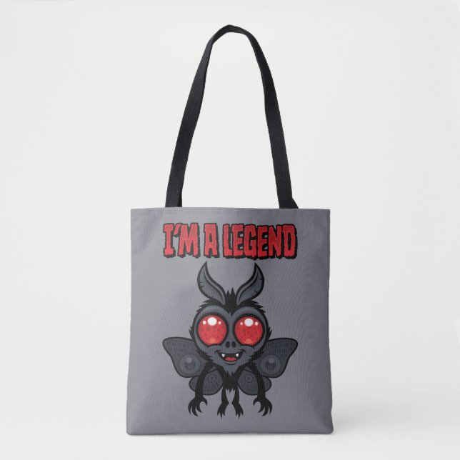 I'm A Legend - Spooky Cute Mothman Tote Bag (Front)
