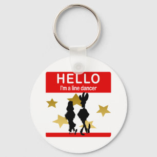 I'm A Line Dancer Key Ring