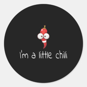 I'M A Little Chilli Cold Chilli Chilly Pepper Classic Round Sticker