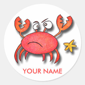 I'm A Little Crabby Sticker
