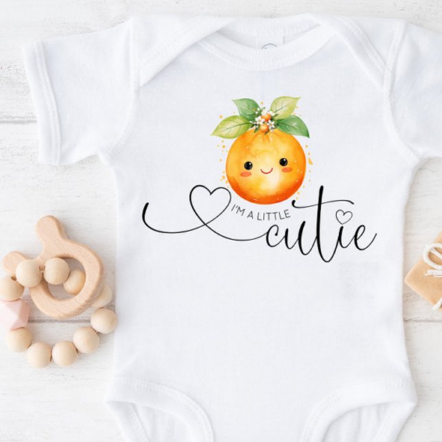I'm A Little Cutie Orange Citrus Baby Bodysuit (Creator Uploaded)