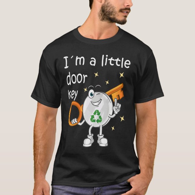 I'm A Little Door Key Recycle Ocean Family Matchin T-Shirt (Front)