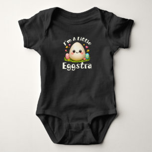 I'm A Little Eggstra Kids Baby Bodysuit