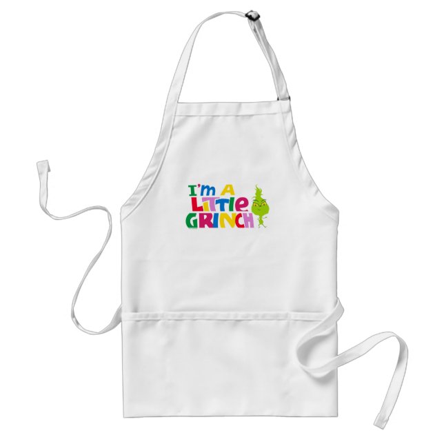 I'm a Little Grinch Colorful Graphic Standard Apron (Front)