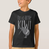 I'm a little kiwi with cute New Zealand bird