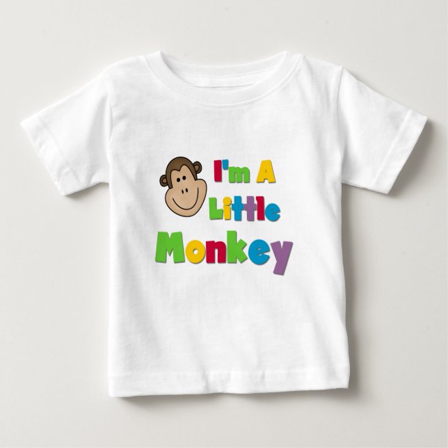 I'm a Little Monkey Baby T-Shirt (Front)