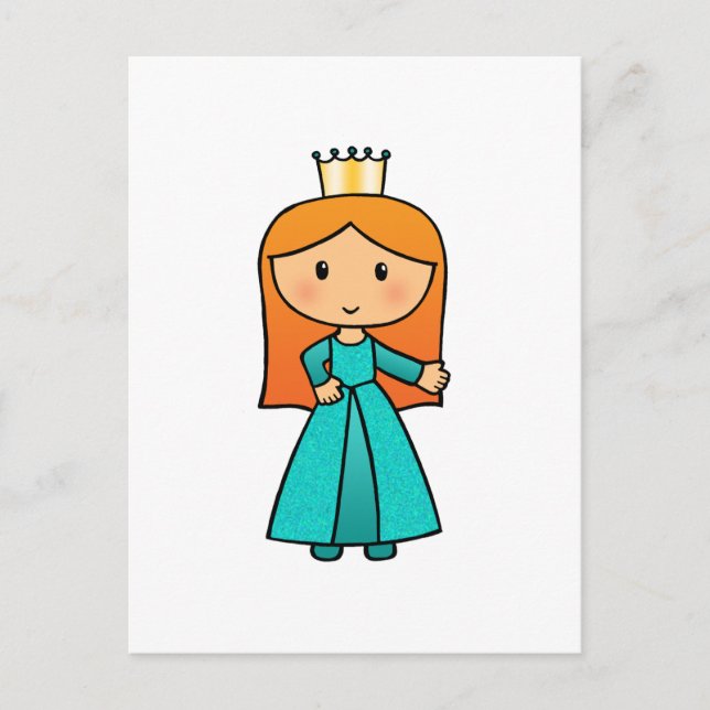 I'm a little Princess Postcard (Front)