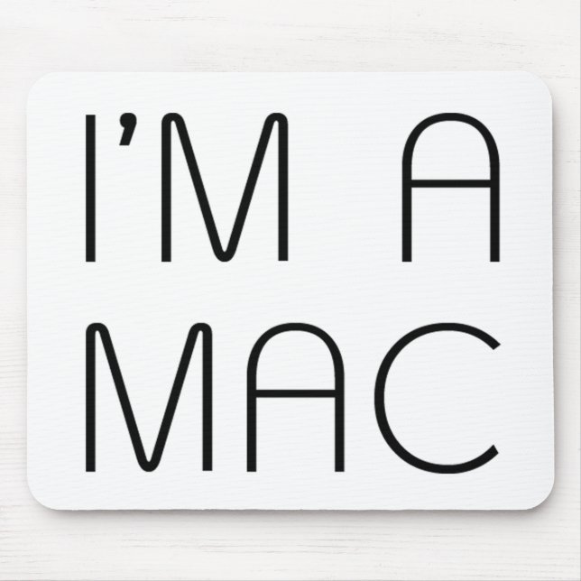 im a mac mouse pad (Front)