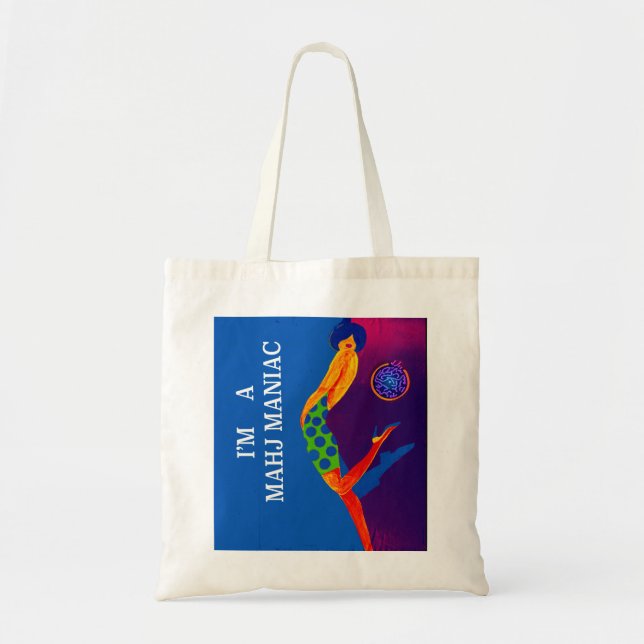I'M A MAHJ MANIAC TOTE BAG (Front)