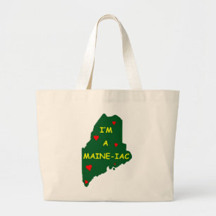 I'M A MAINE IAC LARGE TOTE BAG