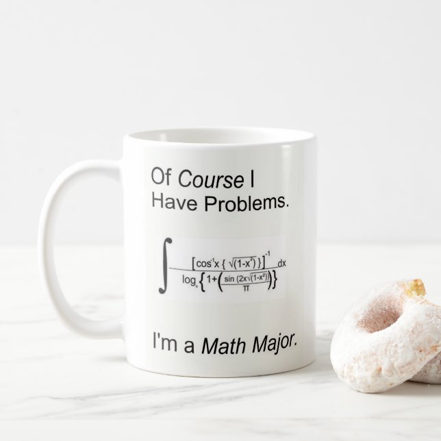 I'm a Math Major Coffee Mug (With Donut)