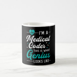 I'm A Medical Coder Coding ICD Retro Programmer Coffee Mug