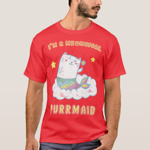 Im A Meowgical Purrmaid Mermaid Ocean Sea Deepsea  T-Shirt