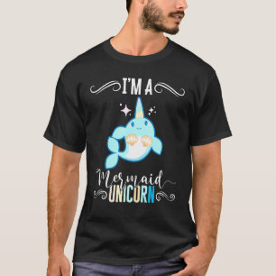 Im A Mermaid Unicorn Narwhale Sea Animals Fish Top