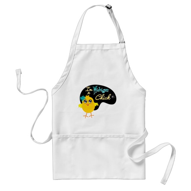 I'm a Michigan Chick Standard Apron (Front)