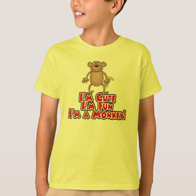 I'm A Monkey T-Shirt (Front)