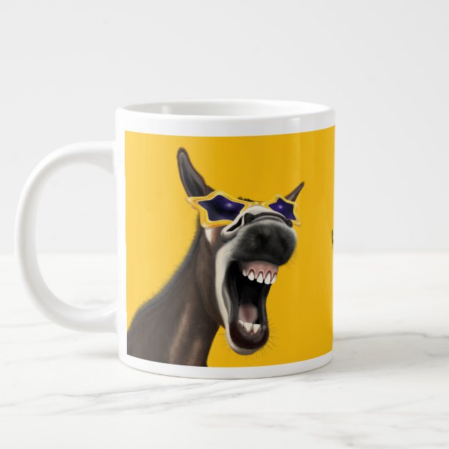 I'm a Morning Person Donkey, Fun Novelty Mug (Left)