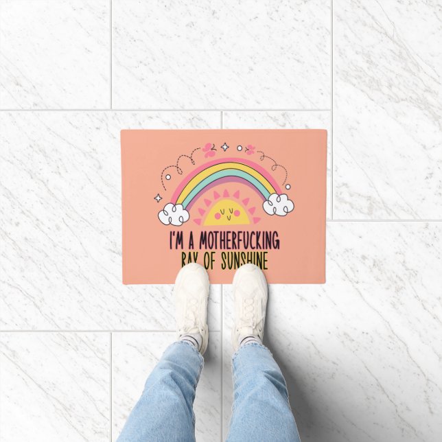 I'm A Motherf*cking Ray of Sunshine Bath Towel Set Doormat (Indoor)
