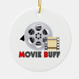 I'm A Movie Buff Ceramic Ornament