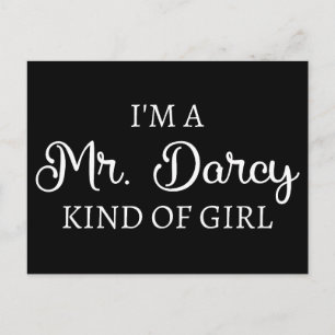I'm A Mr. Darcy Kind Of Girl I Postcard