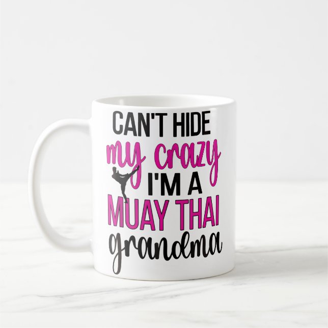 I'M A Muay Thai Grandma Muay Thai Grandmother Coffee Mug (Left)