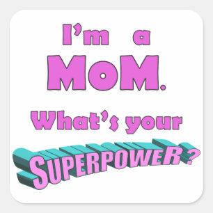 I'm a Mum Square Sticker