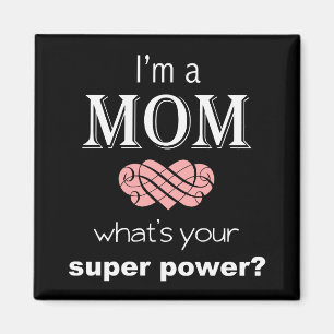 I'm a Mum super power square magnet