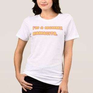 I'm a Mummy Mamacita Funny Huda Love Inspired  Tri-Blend Shirt