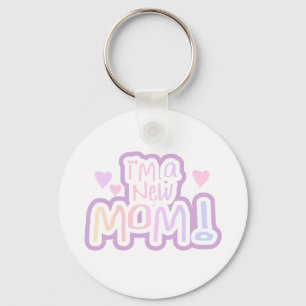 I'm a New Mum Tshirts and Gifts Key Ring