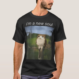 I'M A New Soul Cat Owl Funny Meme T-Shirt