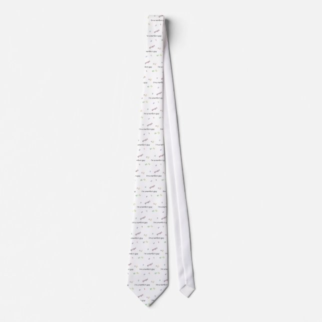 I'm a numbers guy tie (Front)