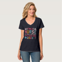 I'm A Nurse Happy Nurse Week 2026 V-Neck T-shirt