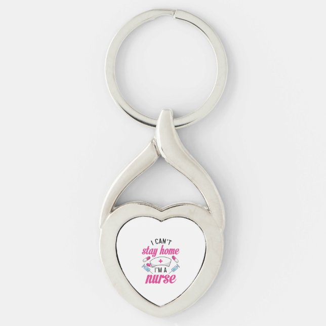 I'm A Nurse Key Ring (Front)