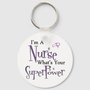 I'm A Nurse Key Ring