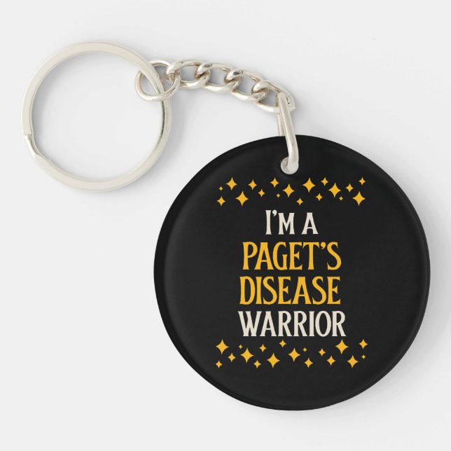 I'm a Paget's Disease Warrior Key Ring (Front)