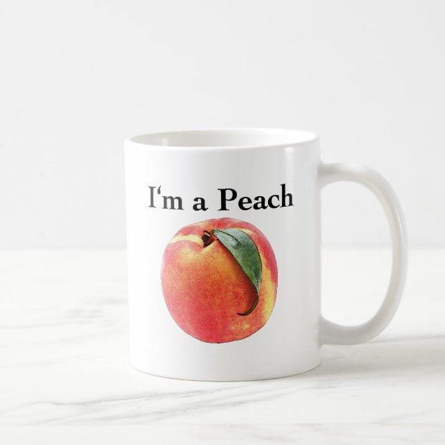 I'm a Peach Coffee Mug (Right)