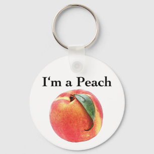 I'm a Peach Key Ring