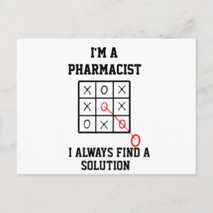 Im A Pharmacist I Always Find A Solution Postcard