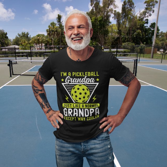 I'm a Pickleball Grandpa Funny Pickleball T-Shirt (Creator Uploaded)