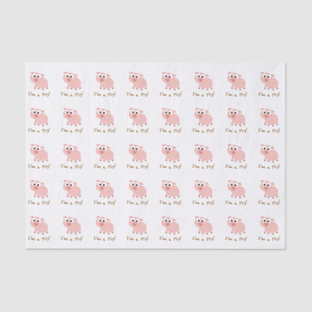 I'm A Pig Tissue Paper (Front)