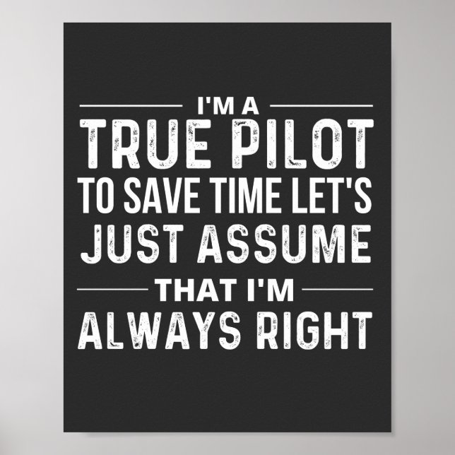 I'm a Pilot - To save time let's just assume that Poster (Front)