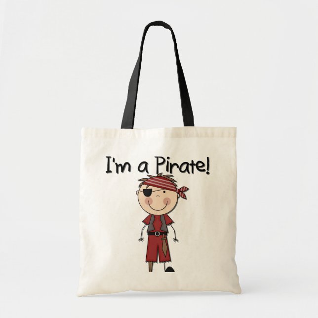I'm a Pirate - Boy Tshirts and Gifts Tote Bag (Front)