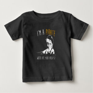I'm a pirate Iguana Baby T-Shirt