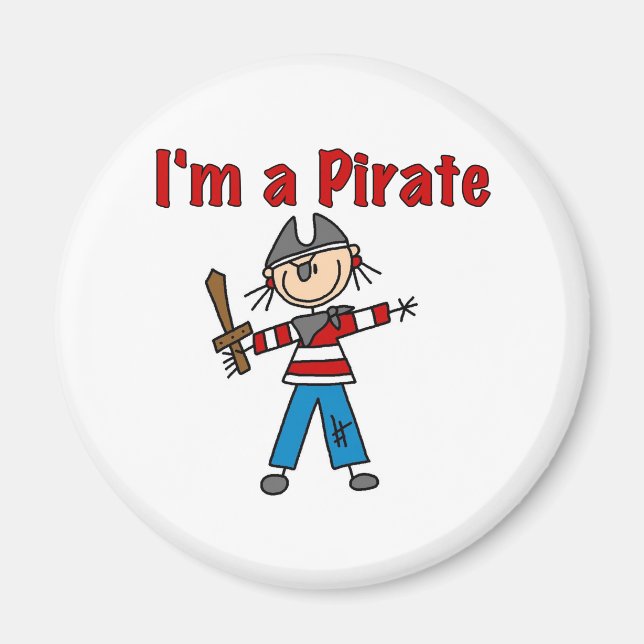 I'm a Pirate Magnet (Front)