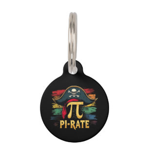 I'm a Pirate Pi Day A Funny Math Adventure Pet Tag