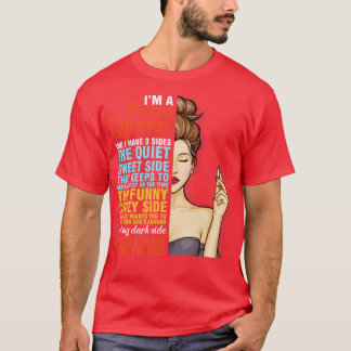Im A Pisces I Have 3 Sides Quiet Sweet Funny Crazy T-Shirt