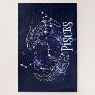Im A Pisces Zodiac.Trendy Pisces Zodiac Sign  Jigsaw Puzzle