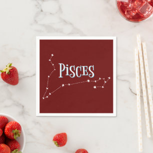 Im A Pisces Zodiac.Trendy Pisces Zodiac Sign  Napkin