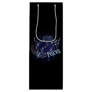 Im A Pisces Zodiac.Trendy Pisces Zodiac Sign Wine Gift Bag