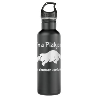 I'm a Platypus in a Human Costume Funny Platypus  710 Ml Water Bottle